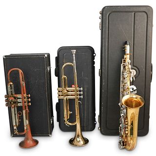 (3Pc) Vintage Instrument Grouping