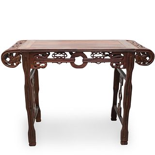 Chinese Carved Wood Altar Table