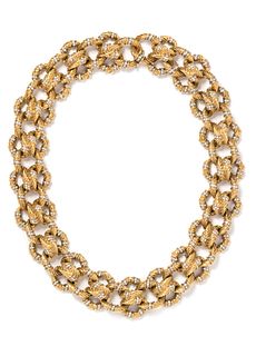 YELLOW GOLD AND DIAMOND CONVERTIBLE NECKLACE