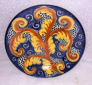 Dish with Acanthus Leaves Designs