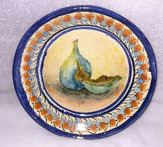 Italian Style Dish with decorated border