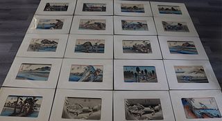 (20) AFTER Utagawa Hiroshige Woodblock Prints. 