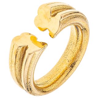 RING IN 18K YELLOW GOLD, TOUS Weight: 3.0 g. Size: 6 ½