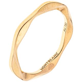 RING IN 18K PINK GOLD, MONTBLANC Weight: 3.0 g. Size: 6 ¾