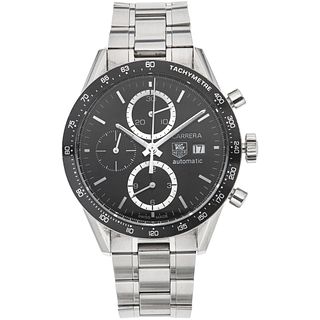 TAG HEUER CARRERA WATCH IN STEEL REF. CV2010 Movement: automatic