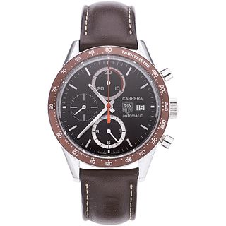 TAG HEUER CARRERA WATCH IN STEEL REF. CV2013-3 Movement: automatic
