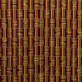 West African Stripwoven Men's Keta Cloth