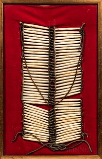 Plains Bone Hair Pipe Breastplate, and Five Necklaces