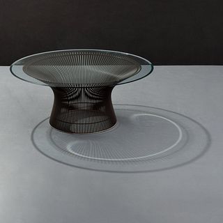 Warren Platner Bronze Finish Coffee Table