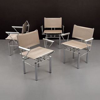 4 Hans Ullrich Bitsch Arm Chairs