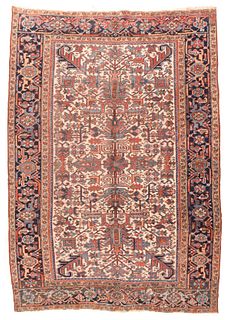Vintage Persian Heriz, 6'7" x 9’4"
