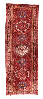 Vintage Persian Karajeh , 4'9" x 12’10