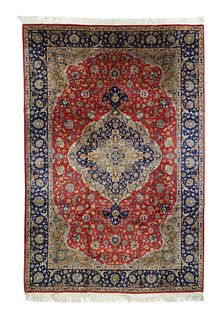 Vintage Persian Tabriz, 6’3" x 10’1”