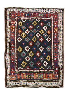 Antique Turkish Wool Rug, 4'6" x 6’2”