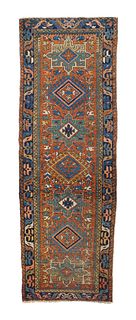 Antique Persian Karajeh Long Rug, 3’1" x 8’11”