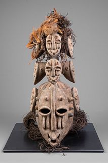 Africa, Democratic Republic of the Congo, Helmut Masks, Late 20th Century