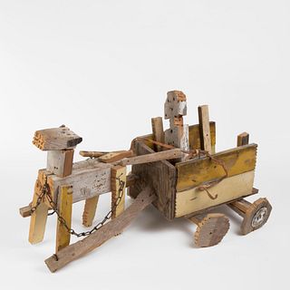 Tobias Anaya, Wooden Horse and Cart