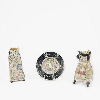 Kevin Snipes, Three Porcelain Vessels