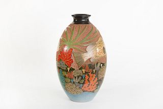 Emmanuel Maldonado, Carved Vase with Fish, 2007