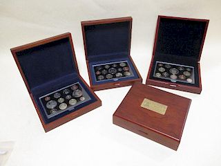 A 2005 Royal Mint Executive proof set, Nelson Crown - 1p together with a 1926-2006 proof set £5 - 1p