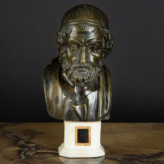 Bronze Bust of Homer