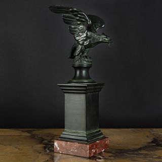 Bronze and Marble Eagle-Form Watch Stand
