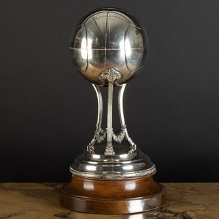 Silver Plated Sporting Trophy on Wood Base
