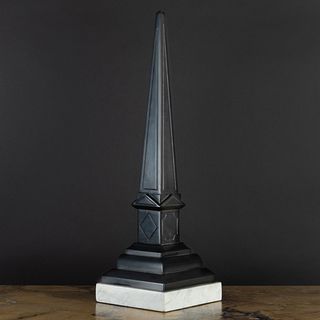 Belgian Black Marble Obelisk