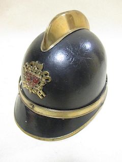 Czechoslovakia Fire Brigade Helmet circa 1915