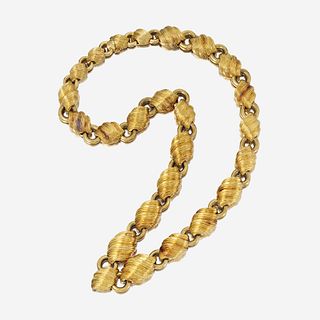 An eighteen karat gold necklace, David Webb