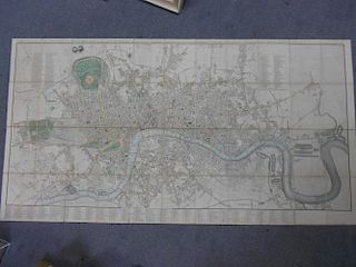 CARY (John) New and Accurate Plan of London and Westminster, the Borough of Southwark and parts Adja