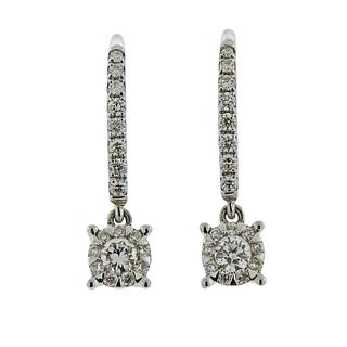 Memoire Gold Diamond Dangle Earrings
