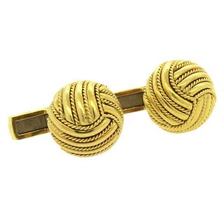 Large Tiffany & Co. Gold Knot Cufflinks
