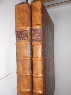 Du HALDE (J B) A Description of the Empire of China, in 2 vols. 1738-41, folio, engraved frontispiec