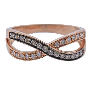 14k Rose Gold Fancy Diamond Ring