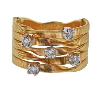 Marco Bicego Goa 18k Gold Diamond Ring