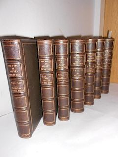 TENNYSON (Alfred, Lord) The Works, in 7 vols., London: Henry S. King & Co., 1877, 8vo, fine contempo