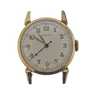 Hamilton 10k Gold Filled Manual Wind Watch 