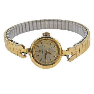 Omega Vintage 14k Gold Ladies Watch 