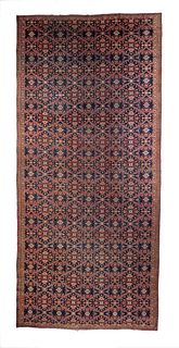 Antique Persian Dorokhsh, 6'8" x 14'7"