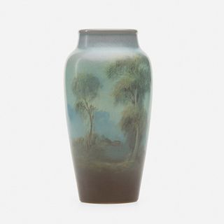 Fred Rothenbusch for Rookwood Pottery, Scenic Vellum vase