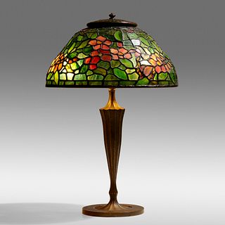 Tiffany Studios, Apple Blossom table lamp