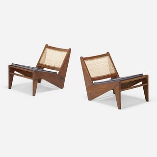 Pierre Jeanneret, Kangourou chairs from Chandigarh, pair