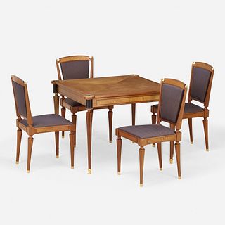Richard Scott Newman, Card table and four chairs