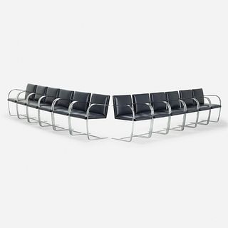 Ludwig Mies van der Rohe, Brno chairs, set of twelve
