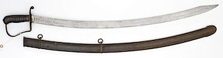 Nathan Starr 1812-13 Contract Cavalry Saber 