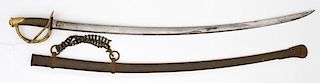 Model 1840 Cavalry Saber by Ames Dated 1848 