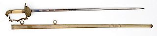 Model 1821 Artillery Officer's Eagle Head Sword 