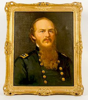 Painted Portrait of Union Civil War General John Schofield 