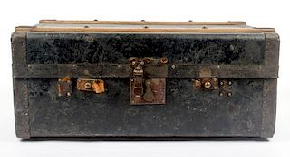 Massachusetts Officer's Trunk Named to Captain Killed at the Battle of the Crater  